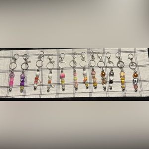 Handmade beaded keychains